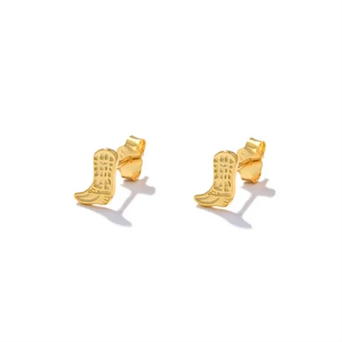 Nikki Smith Designs - Cowboy Boot Stud Earrings