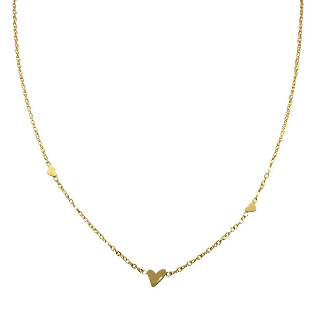 Nikki Smith Designs - Alice Triple Heart Necklace