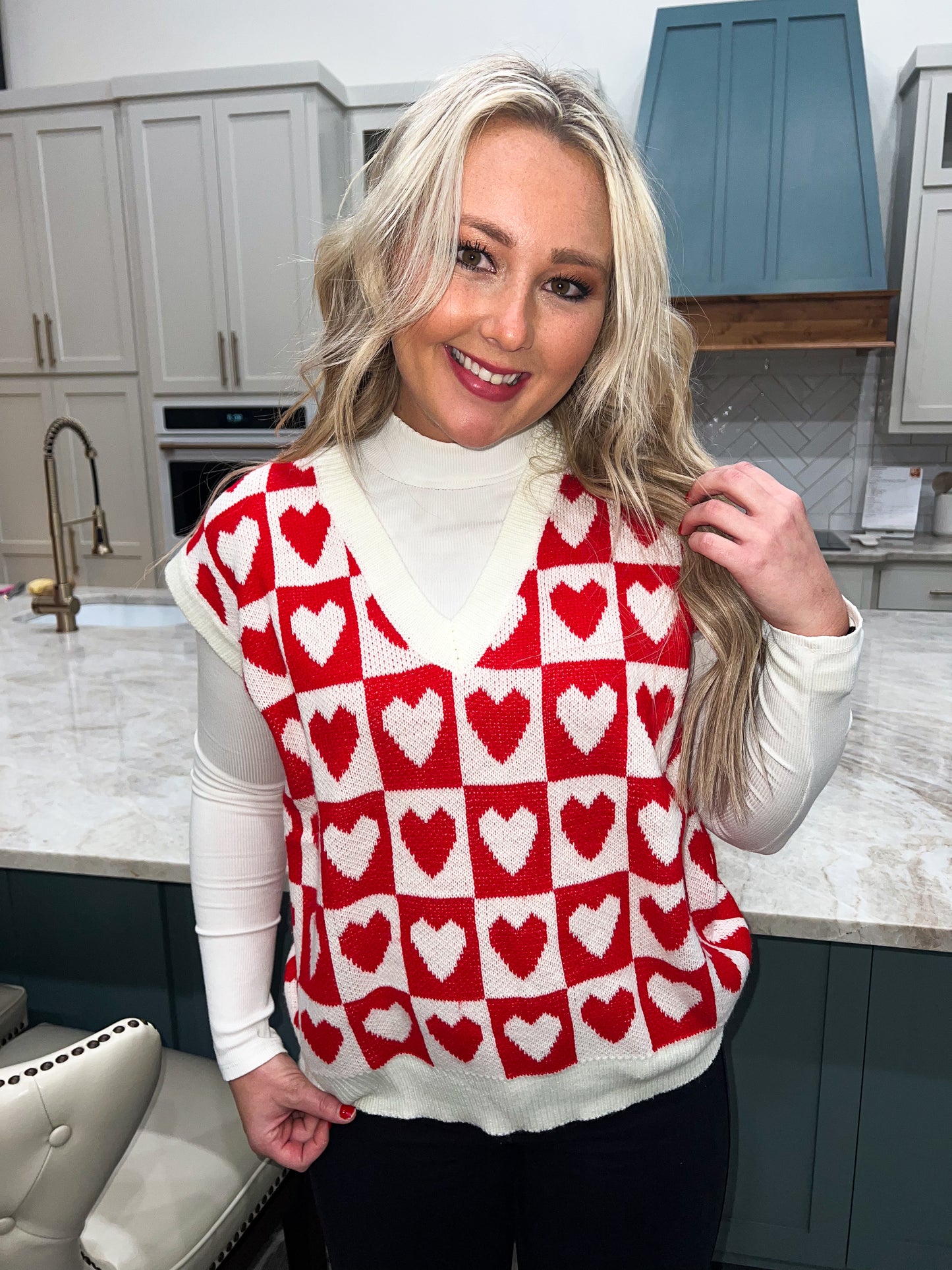 Queen of Hearts Sweater Vest