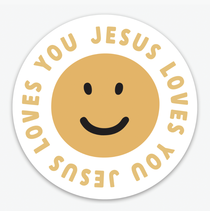 Dear Heart - Jesus Loves You Sticker | Christian Sticker | Christian Gift