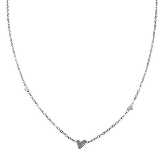 Nikki Smith Designs - Silver Alice Triple Heart Necklace