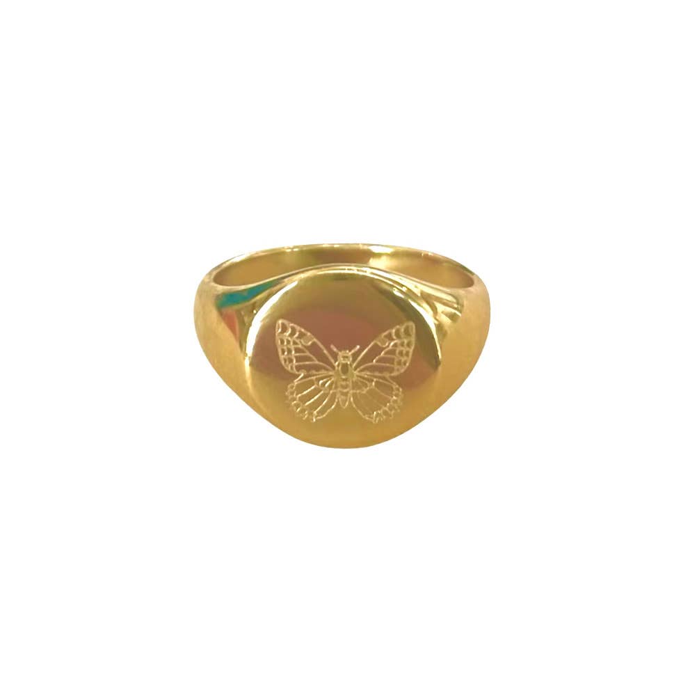 Nikki Smith Designs - Mariposa Signet Ring
