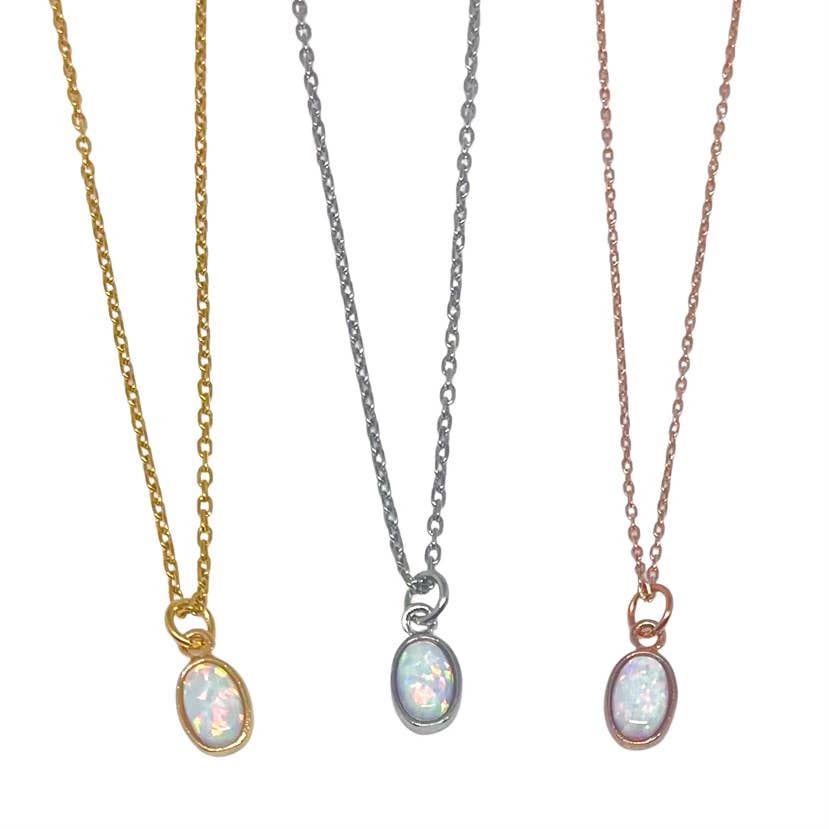 Nikki Smith Designs - Opal Necklaces